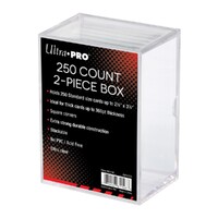 Ultra Pro: UP81148 2-Piece 250 Count Clear Card Storage Box