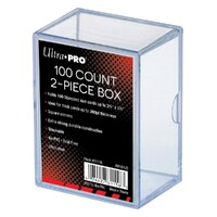 Ultra Pro: UP81156 2-Piece 100 Count Clear Card Storage Box