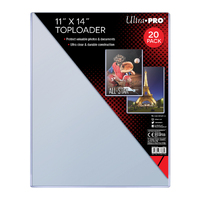 Ultra Pro: UP81186 11" X 14" Toploader 20ct