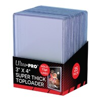 Ultra Pro: UP81347 3" X 4" Thick 75PT Toploader 25ct