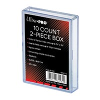 Ultra Pro: UP81431 2-Piece 10 Count Clear Card Storage Box