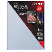 Ultra Pro: UP81433 8-1/2" X 11" Toploader 25ct