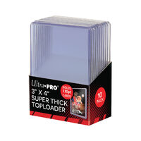 Ultra Pro: UP82327 3" X 4" Super Thick 130PT Toploader 10ct