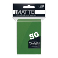 Ultra Pro: UP82652 PRO-Matte 50ct Standard Deck Protector sleeves: Green