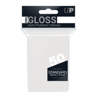 Ultra Pro: UP82667 PRO-Gloss 50ct Standard Deck Protector sleeves: Clear