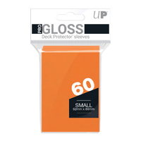 Ultra Pro: UP82968 PRO-Gloss 60ct Small Deck Protector sleeves: Orange