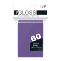 Ultra Pro: UP82971 PRO-Gloss 60ct Small Deck Protector sleeves: Purple