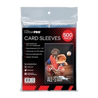 Ultra Pro: UP83647 Clear Sleeves for Standard Size Trading Cards - 2.5" x 3.5" (500 ct retail pack)