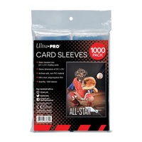 Ultra Pro: UP83664 Clear Sleeves - Standard Size Trading Cards - 2.5" x 3.5" (1000 ct retail pack)