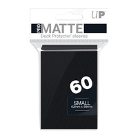 Ultra Pro: UP84021 PRO-Matte 60ct Small Deck Protector sleeves: Black