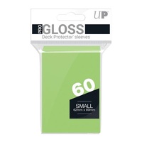 Ultra Pro: UP84100 PRO-Gloss 60ct Small Deck Protector sleeves: Lime Green