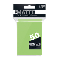 Ultra Pro: UP84190 PRO-Matte 50ct Standard Deck Protector sleeves: Lime Green