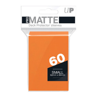 Ultra Pro: UP84266 PRO-Matte 60ct Small Deck Protector sleeves: Orange