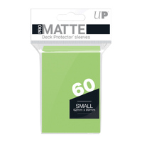 Ultra Pro: UP84272 PRO-Matte 60ct Small Deck Protector sleeves: Lime Green