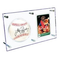 Ultra Pro: UP85445 Clear Ball & Card Flip Display 35pt