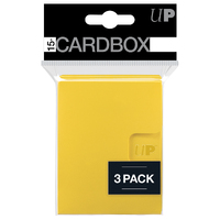 Ultra Pro: UP85499 PRO 15+ Card Box 3-pack: Yellow