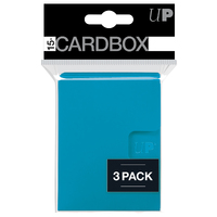 Ultra Pro: UP85542 PRO 15+ Card Box 3-pack: Light Blue