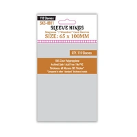 Sleeve Kings Board Game Sleeves Magnum "7 Wonders" Card Sleeves (65mm x 100mm) (55 Sleeves per Pack)