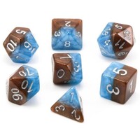 Halfsies Dice - Earth Elemental Set 7