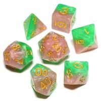 Halfsies Dice - Rose Set 7