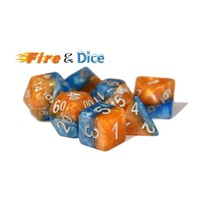 Halfsies Dice - Fire and Dice Set 7