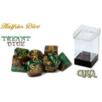 Halfsies Dice - Treant Dice with Upgraded Dice Case