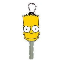 Key Holder Soft Touch PVC The Simpsons Bart Simpson Head