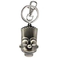 Keyring Pewter The Simpsons Bart Simpson Head