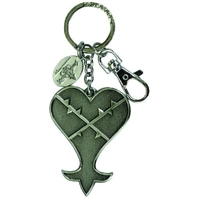 Keyring Pewter Kingdom Hearts Logo Heartless Logo