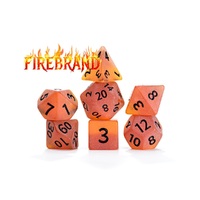 Gatekeeper Sea Glass Dice - Firebrand