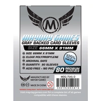 Mayday - Card Game Sleeves (Pack of 80) 63.5X 88 MM (Gray Backed) (US Warehouse Only)