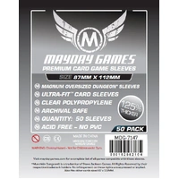 Mayday - Premium Magnum Oversized Dungeon Sleeves: 87 X 112 MM (pack of 50)