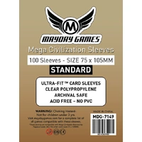 Mayday - Standard Mega Civilization Sleeves (75 x 105 MM) (100 Sleeves)