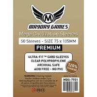 Mayday - Premium Mega Civilization Sleeves - 75 MM X 105 MM (50 Sleeves)