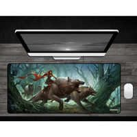 GamerMats: Dark Red Riding Hood - Deskmat