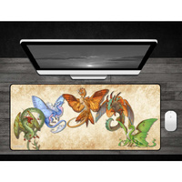 GamerMats: Butterfly Dragons - Deskmat