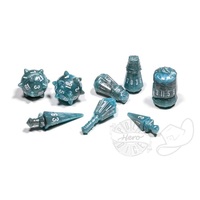 PolyHero Dice - Warrior 8 Dice Set Stalwart Storm