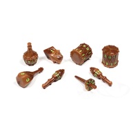 PolyHero Dice - Bard 8 Dice Set Woodland Verse