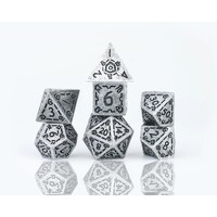 Sirius Dice - Illusory Metal - Silver Dice Set 7