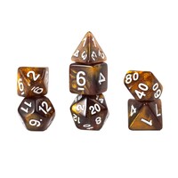 Sirius Dice - Treasure Series - Topaz Dice Set 7