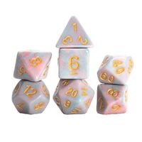 Sirius Dice - Pink Unicorn Dice Set 7