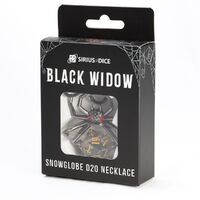 Sirius Dice - Black Widow 20 Necklace