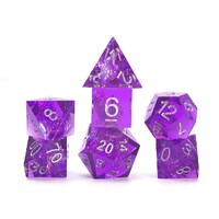 Sirius Dice - Sharp Purple Fairy Dice Set 7