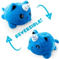 Reversible Plushie - Kittencorn Blue