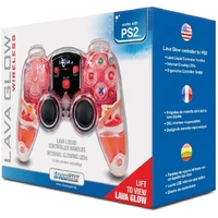 PS2 dreamGEAR Lava Glow Wireless Controller - Red