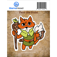 GamerMats: Fenn the Druid - Sticker