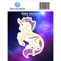 GamerMats: Baby Unicorn - Sticker