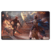 GamerMats: Kyra vs Barbazu Drill Sergeant - Pathfinder Playmat