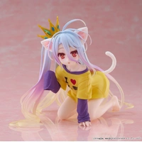 No Game No Life Desktop Cute Figure Shiro (Cat Ear T Shirt Version)