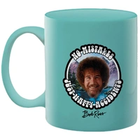 Bob Ross No Mistakes Just Happy Accidents Coffee Mug